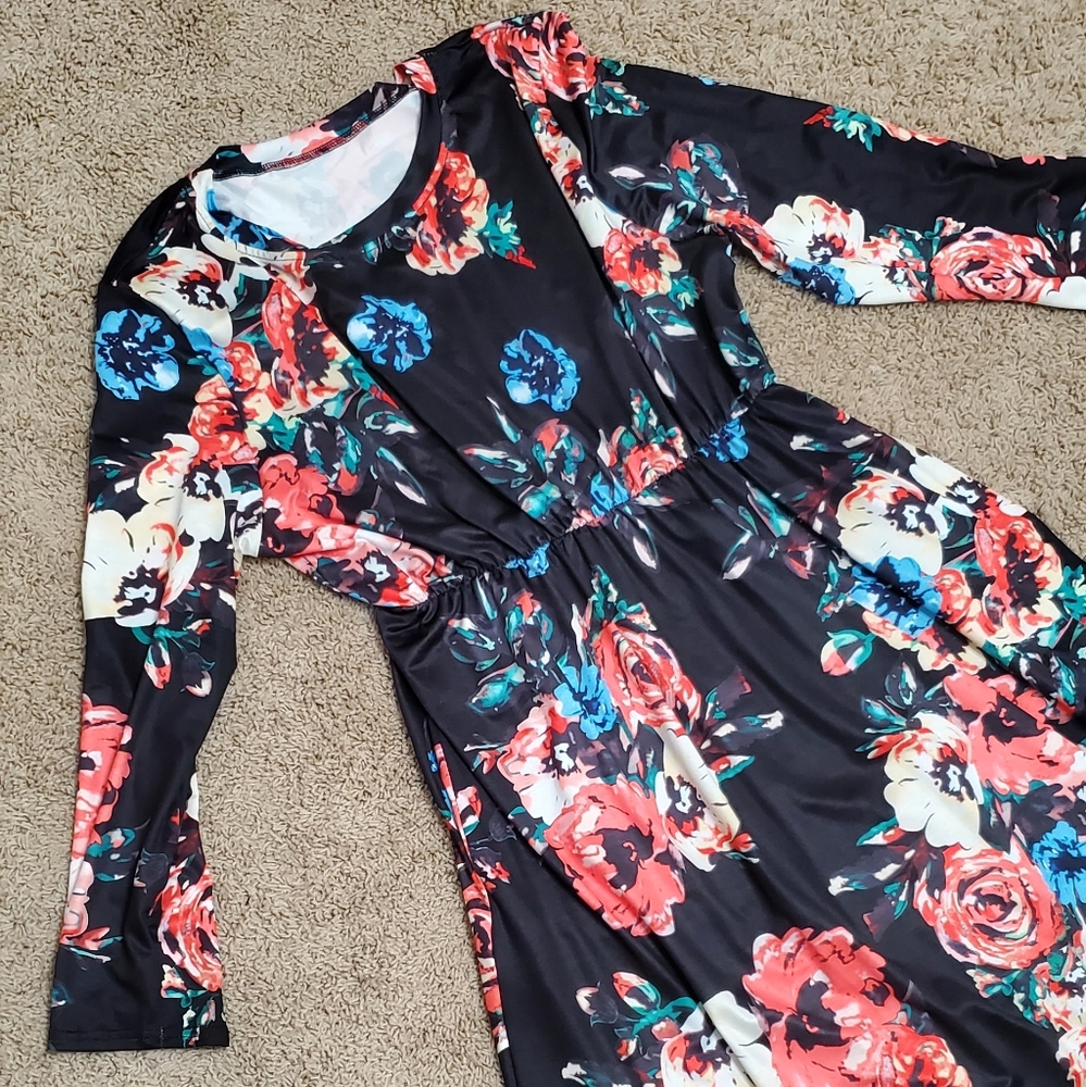 Empire Waist Maxi Dress w/ POCKETS